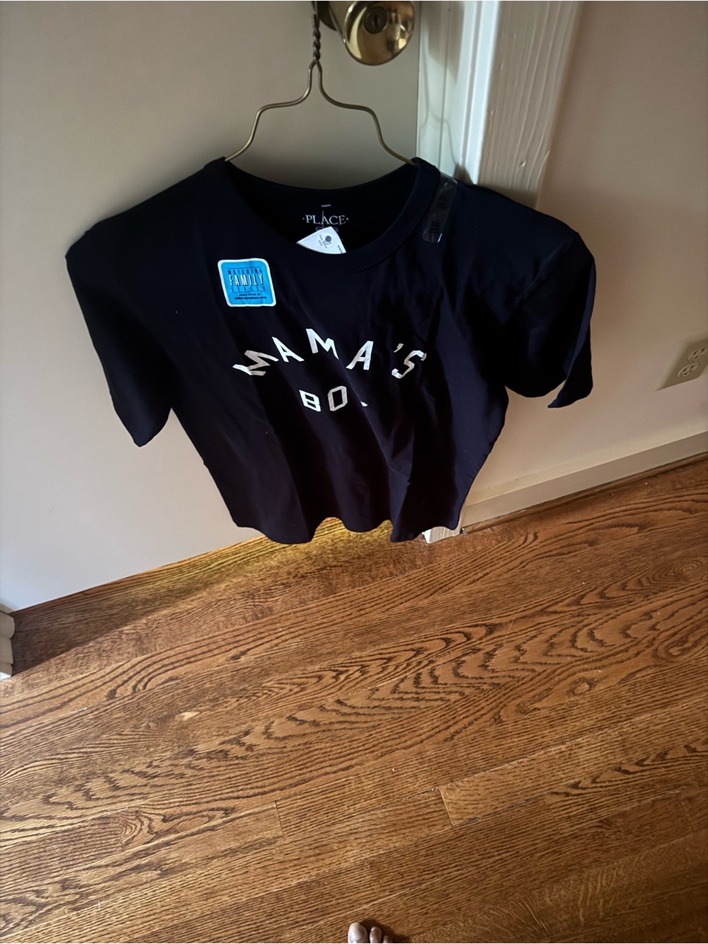 The Children's Place Black 'Mama's Boy' Graphic Tee